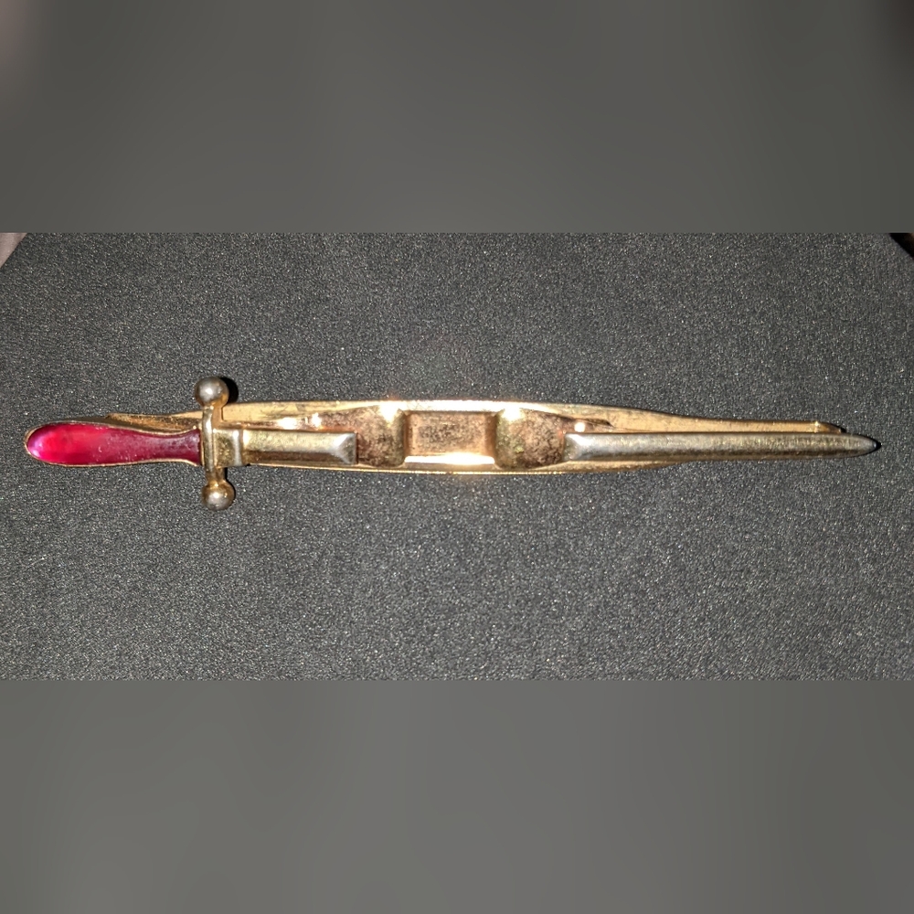 1970's Swank sword tie bar